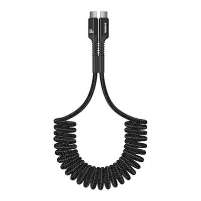 Baseus Fast Charging USB-C naar USB-C Fish-Eye 100 W, 1 m (zwart)
