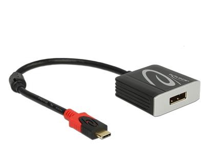 Delock USB 2.0 Adapter [1x USB-C stekker - 1x DisplayPort bus] 63312 0.2 m