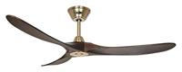 CasaFan ECO GENUINO 152 MG-NB Plafondventilator 16.6 W (Ø x h) 1520 mm x 285 mm Messing Met afstandsbediening, Met wintermodus - thumbnail