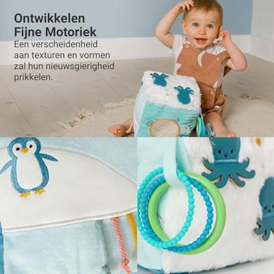 Océan zintuigkubus - LITTLE BIG FRIENDS blauw