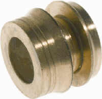 Bonfix knelkoppeling - Eindkoppeling - 15 mm - Messing - thumbnail