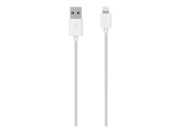 MIXIT Lightning to USB ChargeSync - Lightning-kabel - Lightning (M) naar USB (M) - 3 m - wit - voor Apple iPad/iPhone/iPod (Lightning) - thumbnail
