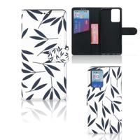 Xiaomi Redmi Note 10 Pro Hoesje Leaves Blue - thumbnail