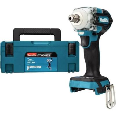 Makita DTW301ZJ Accu slagmoersleutel 330Nm 1/2" borgpin 18V Basic Body in Mbox