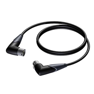 Procab CLA904 Classic XLR haaks male-XLR haaks female kabel 1.5m