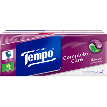 Tempo Complete Care 4Laags Zakdoeken 10 x 9 Stuks bij Jumbo