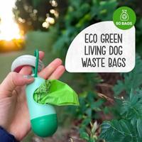 Eco Green Living Composteerbare hondenpoepzakjes - 4 x 15 stuks - thumbnail