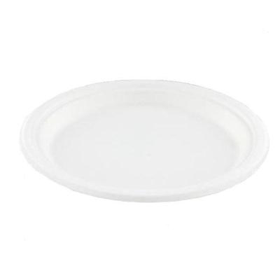 Conpax bord, uit suikerriet, 23 cm, wit, pak van 50 stuks