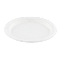 Conpax bord, uit suikerriet, 23 cm, wit, pak van 50 stuks - thumbnail