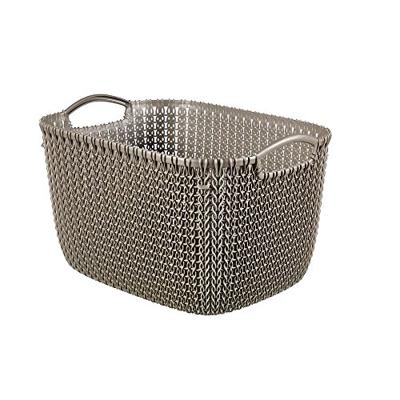 Curver opbergmand knit-look 19l bruin