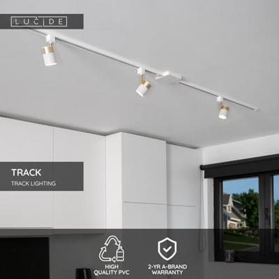 Lucide TRACK T-koppelstuk - 1-fase Railsysteem / Railverlichting - Wit (Uitbreiding)