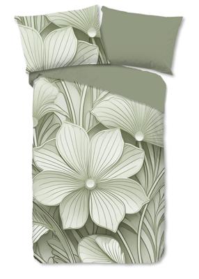 Good Morning Dekbedovertrek "" - Groen - (140x200 cm) - Katoen Good Morning Dekbedovertrek "" - Groen - (140x200 cm) - Katoen