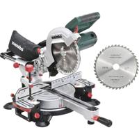 Metabo Afkortzaag KGS 216 M met trekfunctie | nieuw model + extra zaagblad - 690827000 - thumbnail