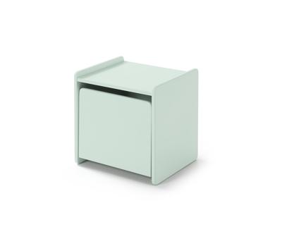 Vipack nachtkastje Kiddy - 1 deur - mintgroen