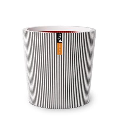 Kegelvormige vaas - CAPI EUROPE - Groove NL - 36 x 34 - Ivoor