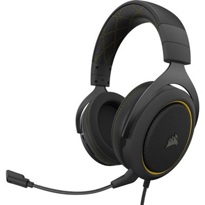 Corsair HS60 PRO STEREO Headset Hoofdband Zwart, Geel Corsair HS60 PRO STEREO Headset Hoofdband Zwart, Geel