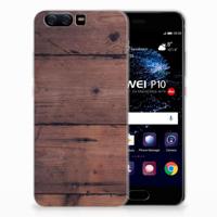 Huawei P10 | Bumper Hoesje | Old Wood - thumbnail