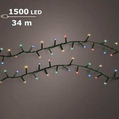 Basic kerstverlichting LED compact 1500 multi