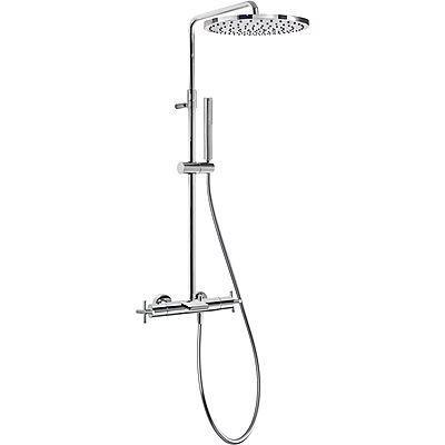 TRES Bimax regendouche set opbouw met 30cm hoofddouche incl. baduitloop 06331201 TRES Bimax regendouche set opbouw met 30cm hoofddouche incl. baduitloop 06331201