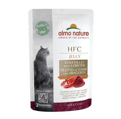 Almo Nature HFC Cat Jelly Pouch Tonijnfilet&Kreeft 55gr