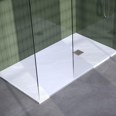 Douchebak Sanitop Just Creating Relievo Crag 100x160 cm Mat Wit Brauer