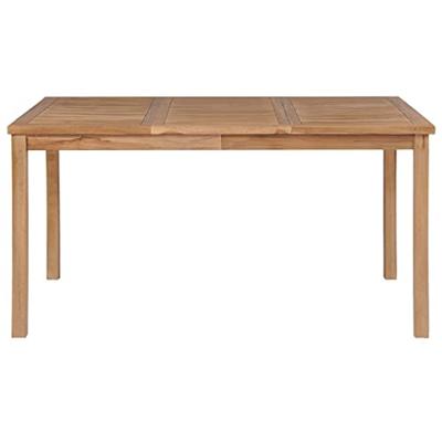 Tuintafel 150x90x77 cm massief teakhout