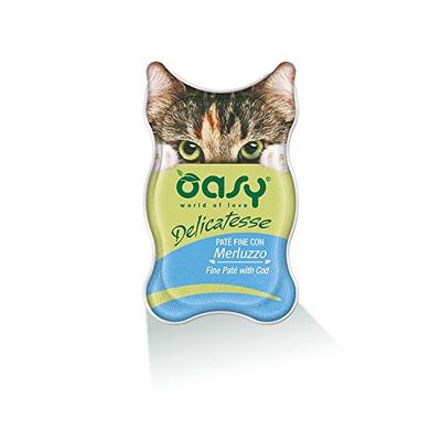 OASY Delicatesse Fine paté with Cod - nat kattenvoer - 85g