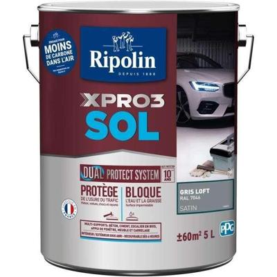 Vloerverf - RIPOLIN - Loft Grijs - Mat - 5L