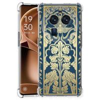 OPPO Find X6 Pro Case Beige Flowers - thumbnail