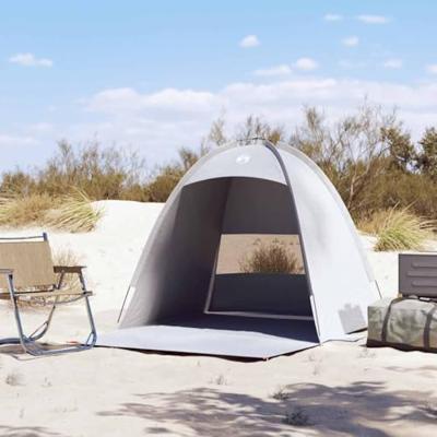 VidaXL Strandtent 3-persoons waterdicht grijs VidaXL Strandtent 3-persoons waterdicht grijs