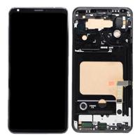 LCD-scherm en Digitizer met Frame voor LG V30 (zwart) - thumbnail