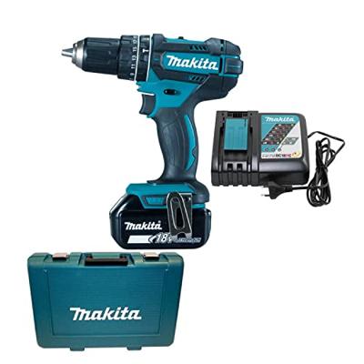 Makita DHP482RF 18V (Klop)boor-schroefmachine 3.0Ah - geleverd met 1 accu