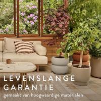 Elho Amber Beads Medium 40 - Balanced beige - L 39 x B x H 48 cm - Binnen en Buiten - 100% gerecycled - thumbnail