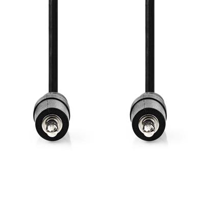 Nedis CAGL22000BK100 Stereo-audiokabel 3,5 Mm Male 3,5 Mm Male Vernikkeld 10.0 M Rond Zwart Label