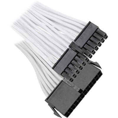 Bitfenix Stroom Verlengkabel [1x ATX-stroomstekker 24-polig - 1x ATX-stroombus 24-polig] 0.30 m Wit, Zwart