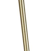 QAZQA Vloerlamp goud|messing met velours kap zwart 40|40 cm - Parte - thumbnail