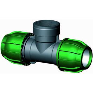 T-stuk 90 graden met binnendraad - buiskoppeling - 32 x 1" x 32 mm