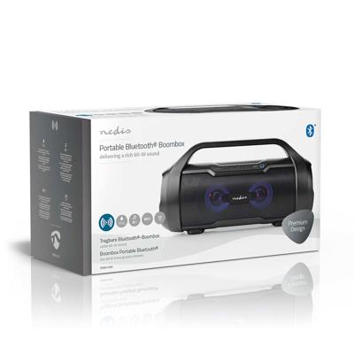 Nedis SPBB310BK Draagbare Bluetooth Party-Boombox 60W Nedis SPBB310BK Draagbare Bluetooth Party-Boombox 60W