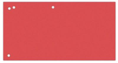 OFFICE products verdeelstroken, ft 240 x 105 mm, pak van 100 stuks, rood