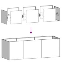 Plantenbak 120x40x40 cm koudgewalst staal zwart - thumbnail