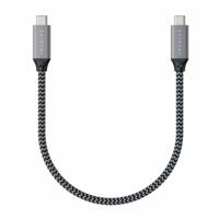 Satechi ST-U4C25M USB-C-kabel USB 4.0 USB-C stekker 0.25 m Grijs - thumbnail
