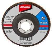 Makita Accessoires Lamellenschuurschijf 115mm A120 - D-27268 D-27268 - thumbnail
