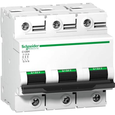 Schneider Electric A9N18514 A9N18514 Zekeringautomaat 125 A 375 V/DC Schneider Electric A9N18514 A9N18514 Zekeringautomaat 125 A 375 V/DC