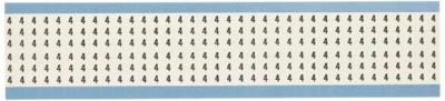Brady HH-4-PK, 111201 Solid Numbers Wire Marker Card (Pack van 3 stuks)