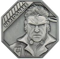 Metal Gear Solid Delta Collectable Coin Naked Snake Limited Edition - thumbnail