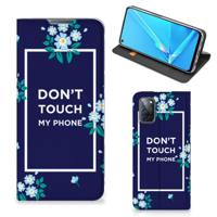 OPPO A52 | A72 Design Case Flowers Blue DTMP - thumbnail