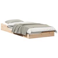 Bedframe Bruin 80 x 210 cm Massief grenenhout - thumbnail