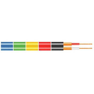 Tasker C121 kabel zwart afneembaar en afgeschermd, flexibel en met O.F.C., koper