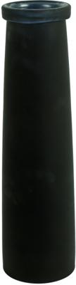 Countryfield vaas tube missy l zwart 36 cm | 6 stuks