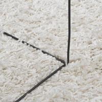 VidaXL Vloerkleed pamplona shaggy hoogpolig modern 140x200 cm crème - thumbnail